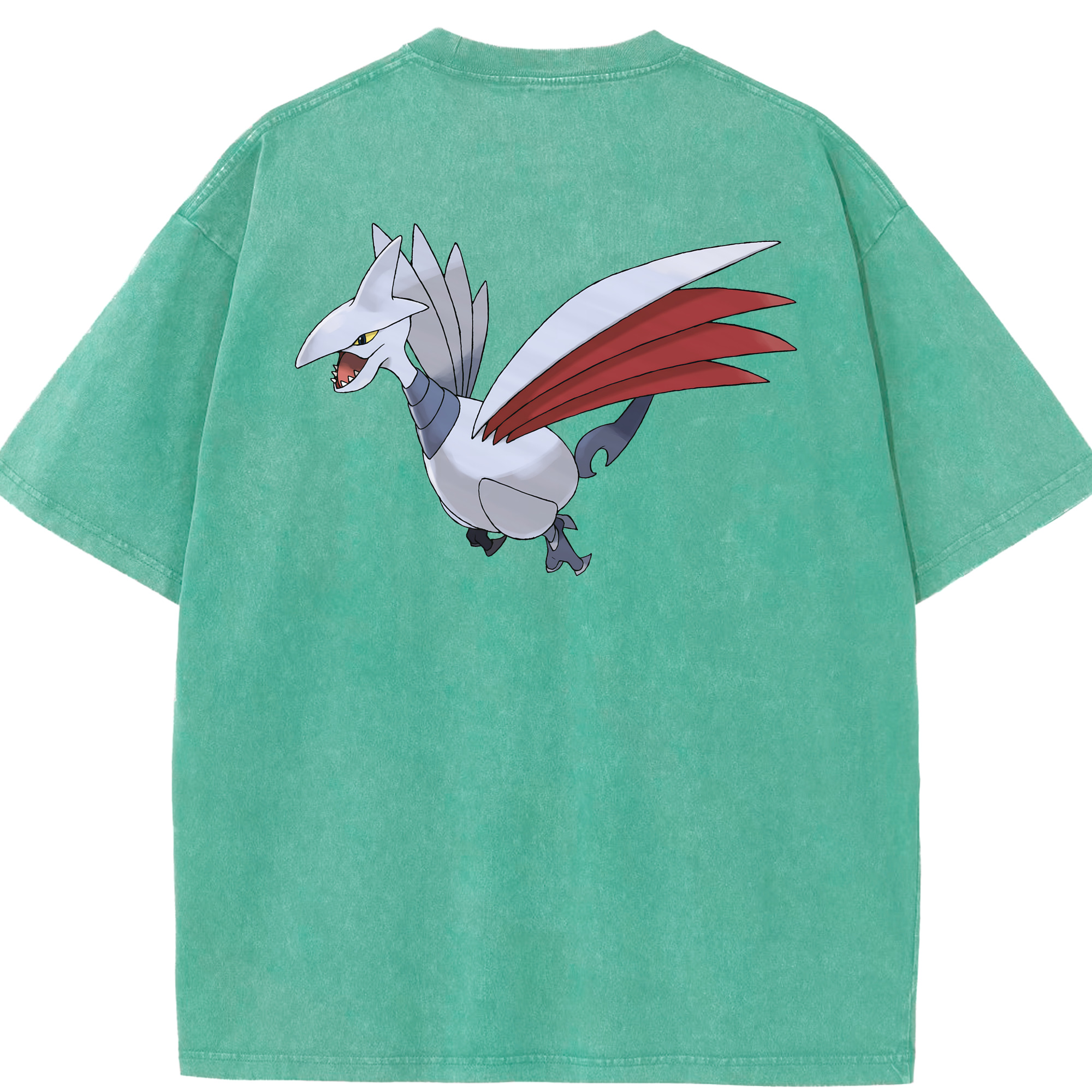 （画像用） ポケットモンスター Pokémon 綿100% ヴィンテージ風 半袖Tシャツ（背面プリント）